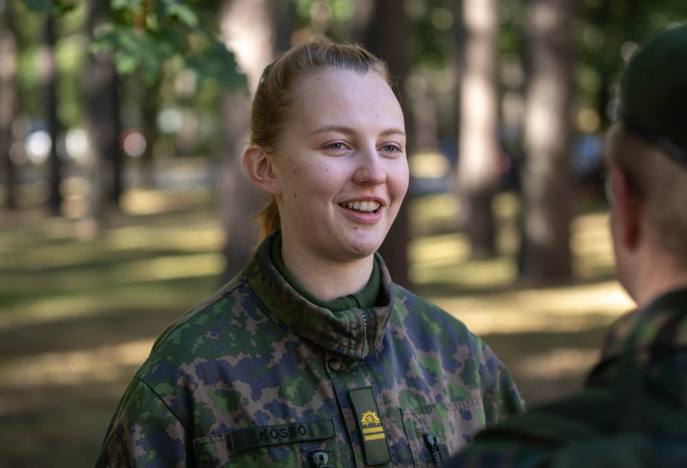 Kuvassa kadetti Kössö