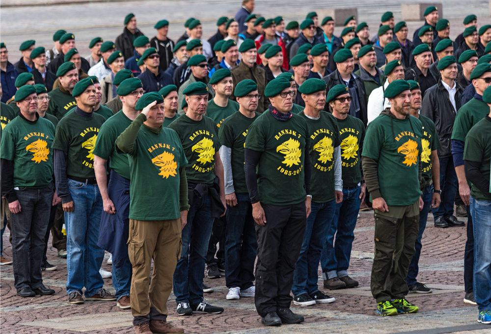 Rannikkojääkärit kokoontuivat pyöreiden vuosien kunniaksi