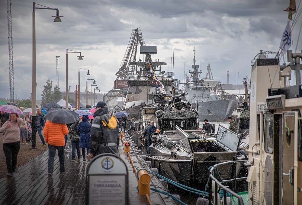 Kuva Merivoimien vuosipäiviltä Raumasta