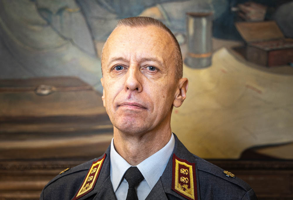 Kuvassa Puolustusvoimien henkilöstöpäällikkö, kenraalimajuri Rami saari