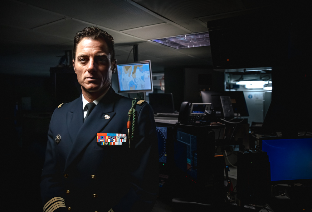 Kuvassa kommodori Antony Branchereau