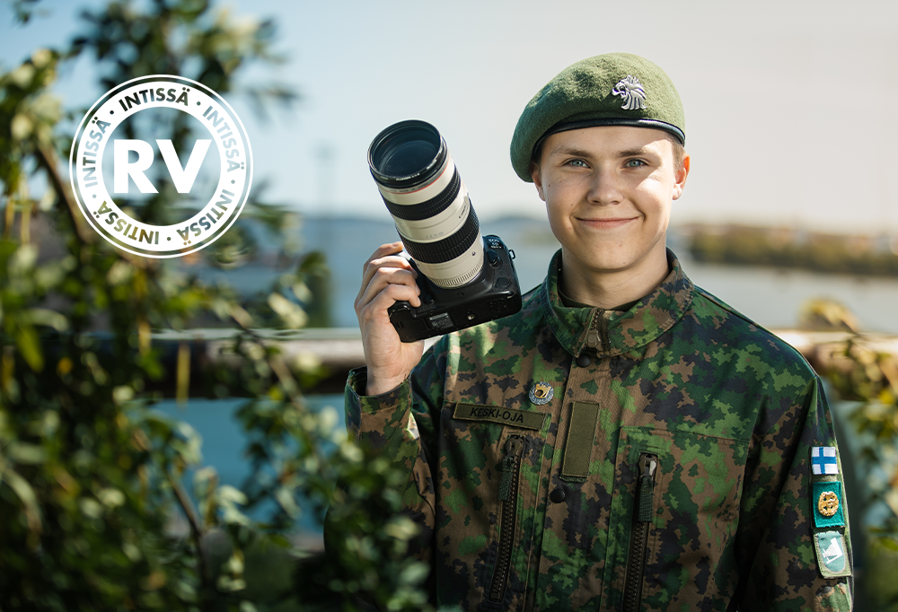 Kuvassa kaartinjääkäri Markku Keski-Oja.