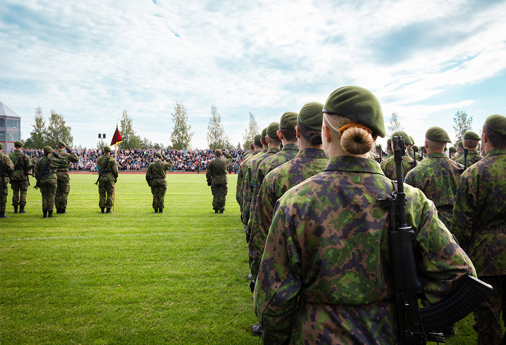 Kuvassa valatilaisuus