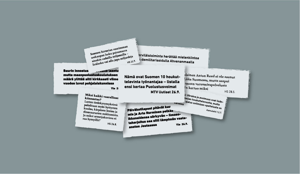 Otsikoita maanpuolustusksesta