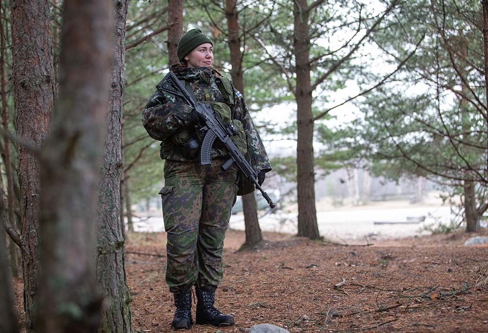 Kuvassa alikersantti Ida-Susanna Pöllänen.