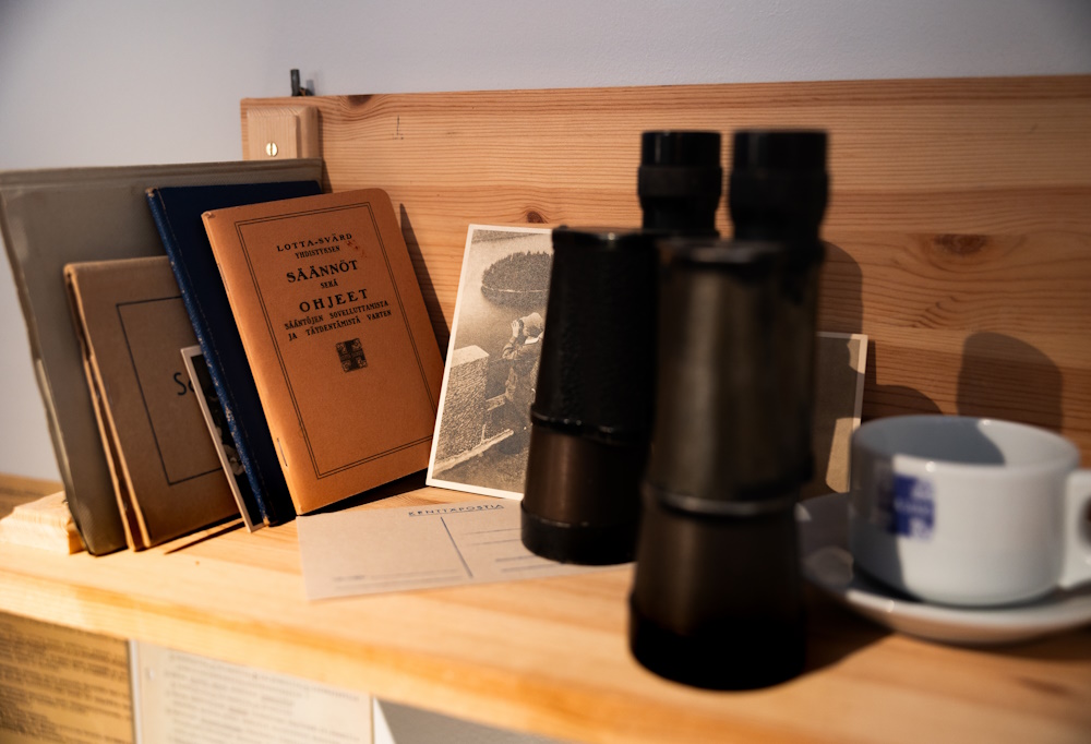 Kuvassa läheltä otettu kuva näyttelyssä esillä olevista esineistä.