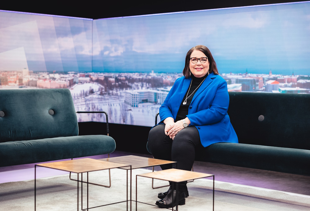 Kuvassa Yleisradion toimitusjohtaja Merja Ylä-Anttila.