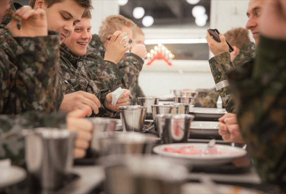 Varusmiehen joulukinkku