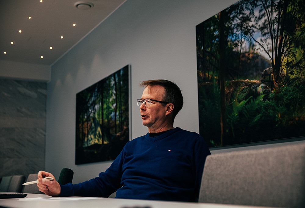 Kuvassa Mpk:n koulutuspäälikkö Timo Mustaniemi