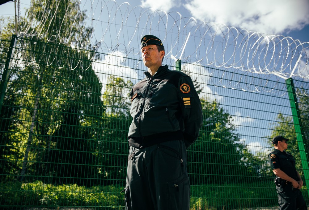 Kuvassa Kaakkois-Suomen rajavartioston apulaiskomentaja everstiluutnantti Jukka Lukkari