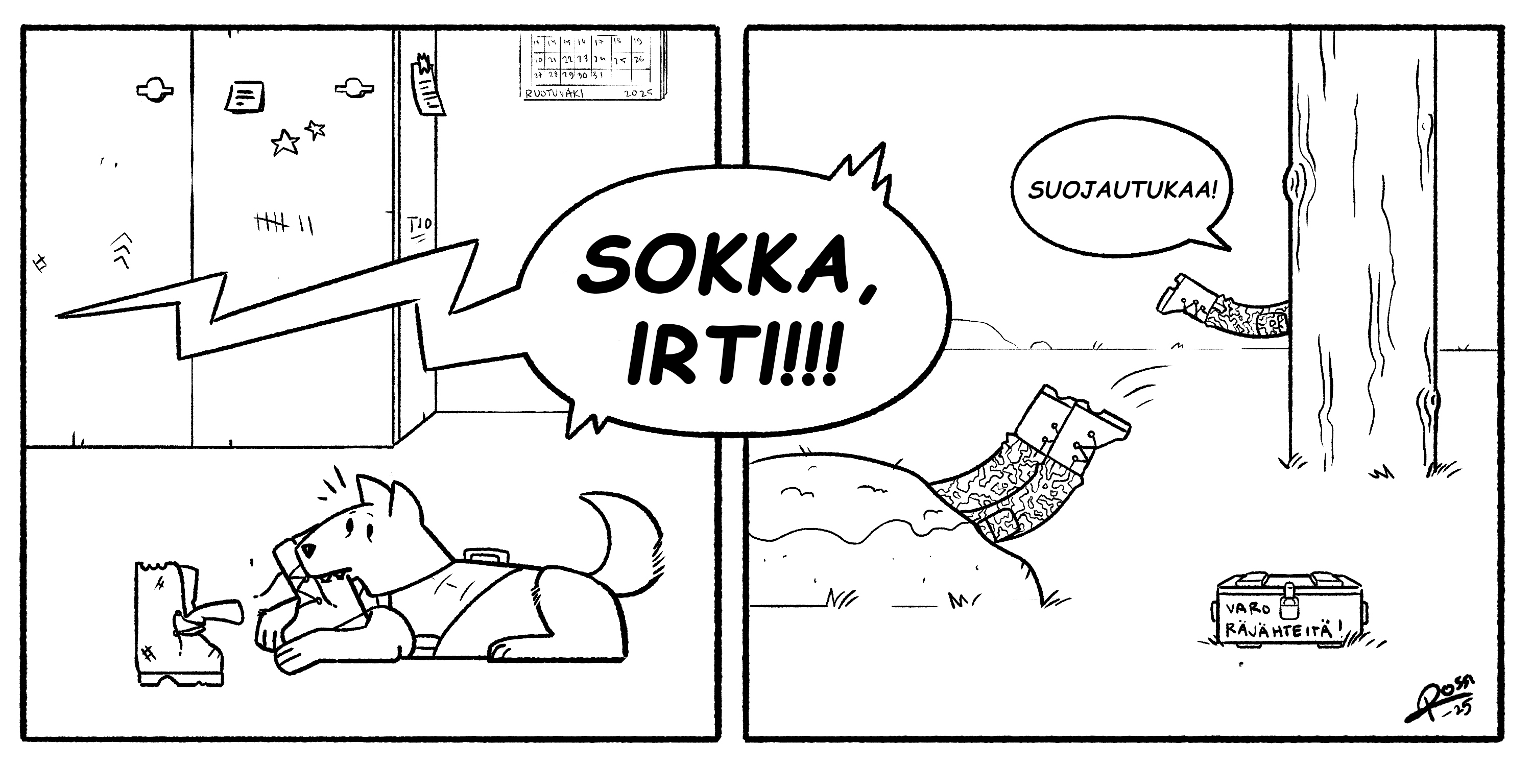 Sotakoira Sokka on taas irti.