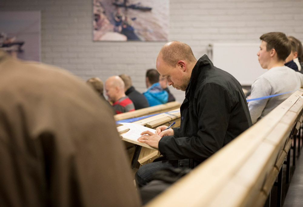 Reserviläisten tietoja päivitetään vapaaehtoisessa harjoituksessa