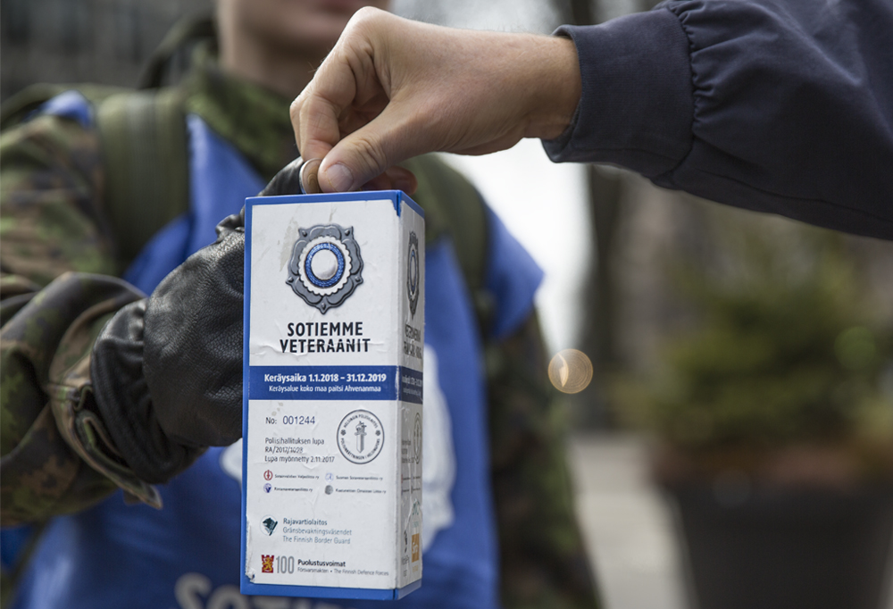 Veteraanikeräyksen tuotot kasvoivat liki viidenneksen